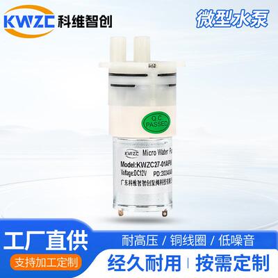 27-01APW微型隔膜抽水泵饮水机静音食品级385耐高温往复水泵