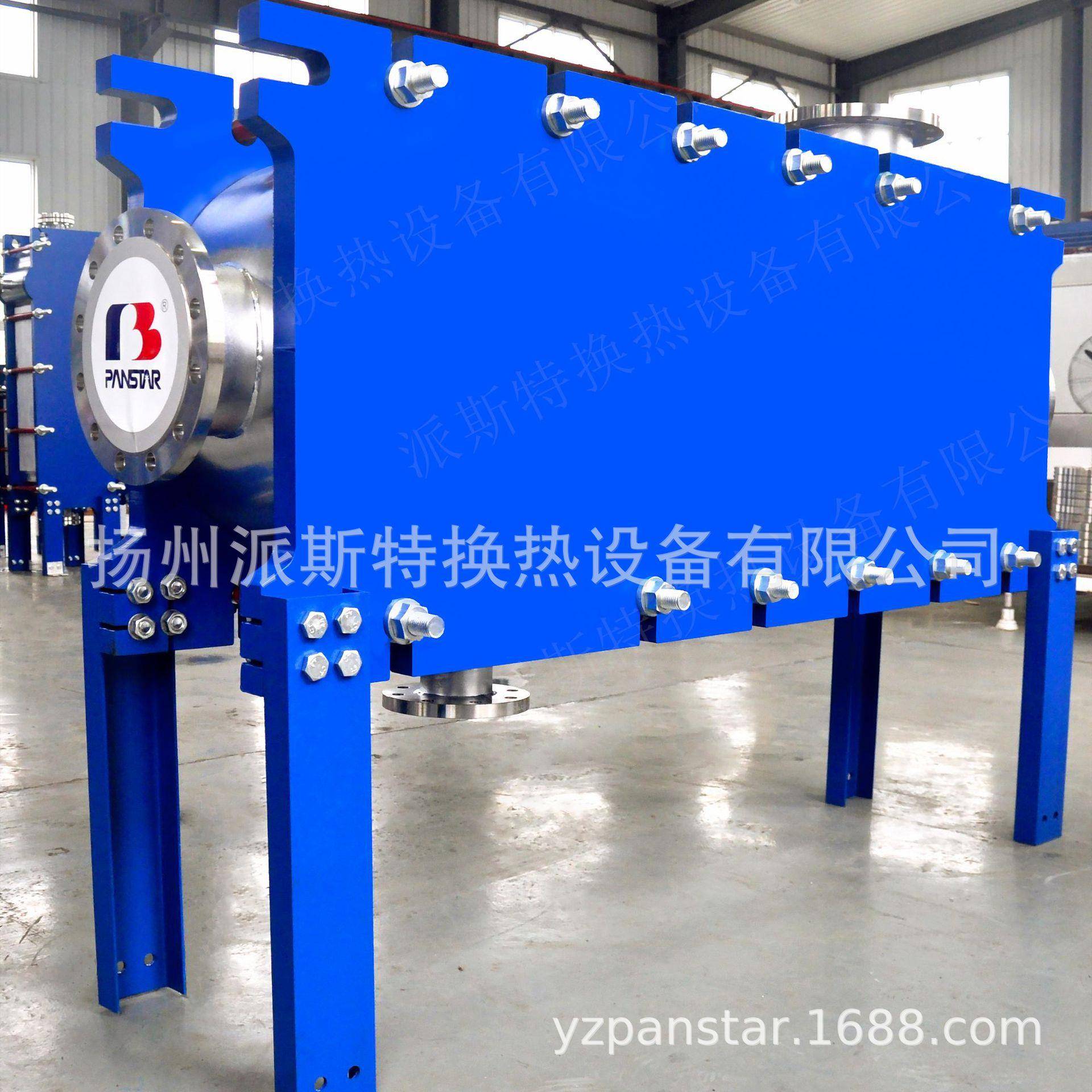 中外合资生产厂家物料尾气高温蒸汽冷凝全焊接板式冷凝器