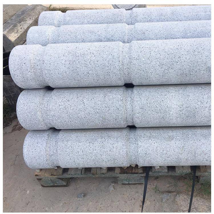 水泥车止石混凝土车阻石水泥挡车柱仿花岗岩车止石挡车圆柱