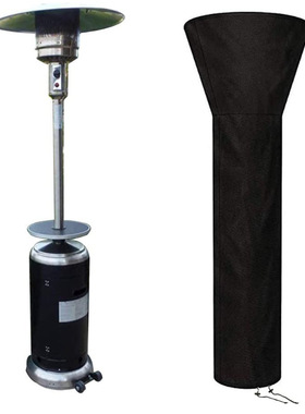 210D黑色防水牛津布伞形扇形取暖器罩 花园庭院空气能加热器罩