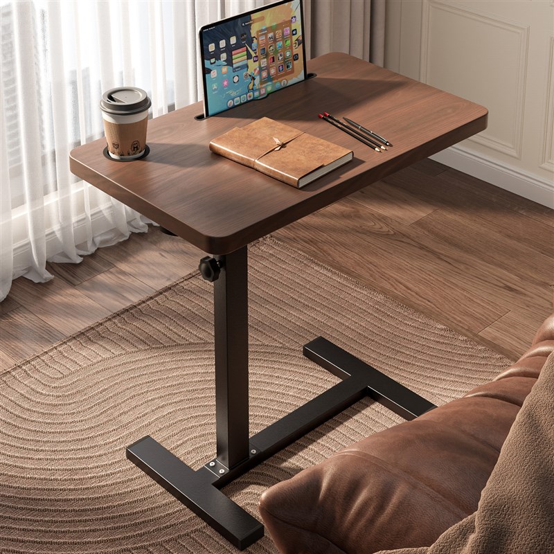 边几升降电脑桌家用床上学习桌床边桌客厅可移动沙发折叠书桌卧室