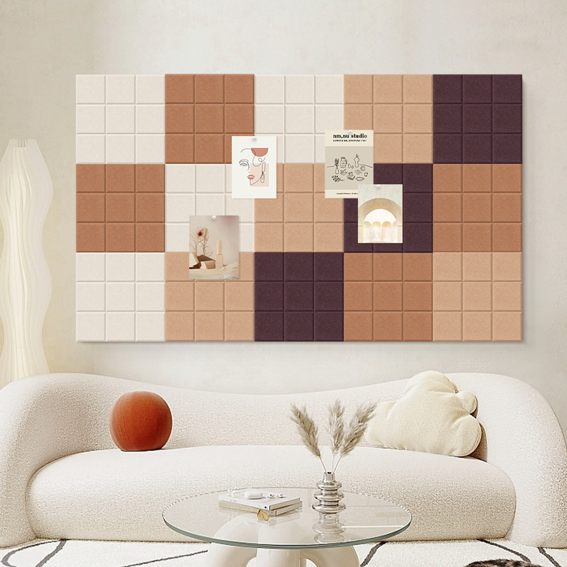 软木板照片墙背景板毛毡墙贴留言板挂墙公告栏家用墙面装饰相片G