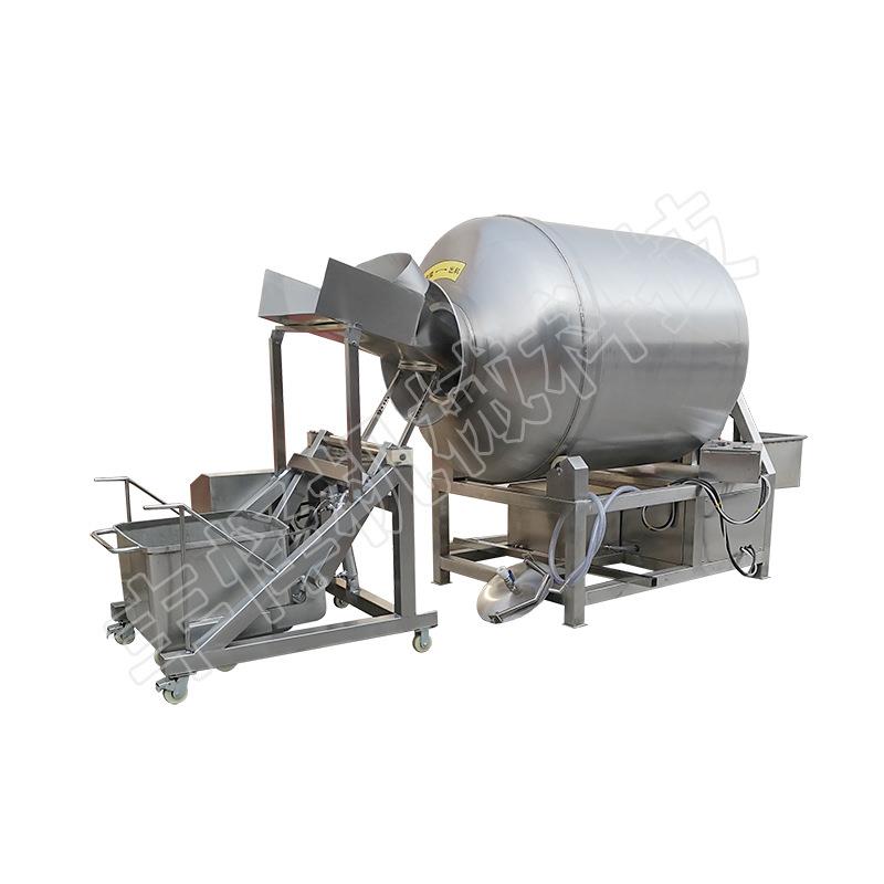 肘子真空滚揉机间歇式牛肉粒滚揉腌制入味机猪脆骨腌制滚揉设备