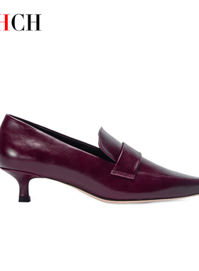 CHCH2025职场设计感温婉端庄时尚真皮高跟鞋女鞋CN1B50E1