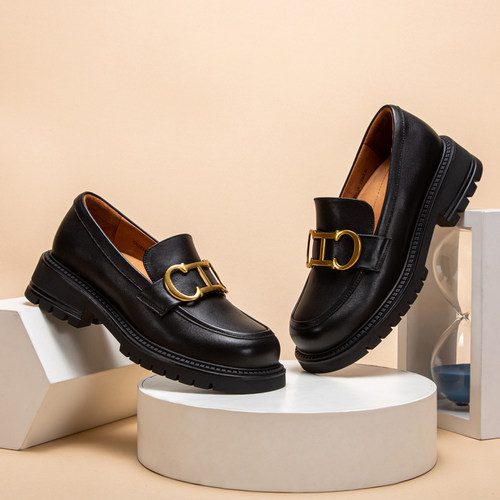 CN1B5462-CHCH平衡鞋女式复古英伦风百搭乐福鞋