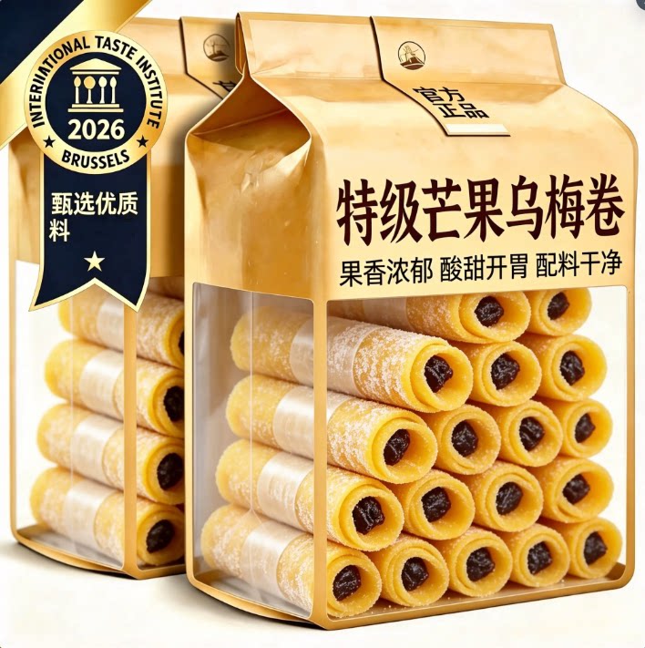 芒果卷乌梅条酸甜休闲小袋装商超同款正品果干果脯孕妇蜜饯零食