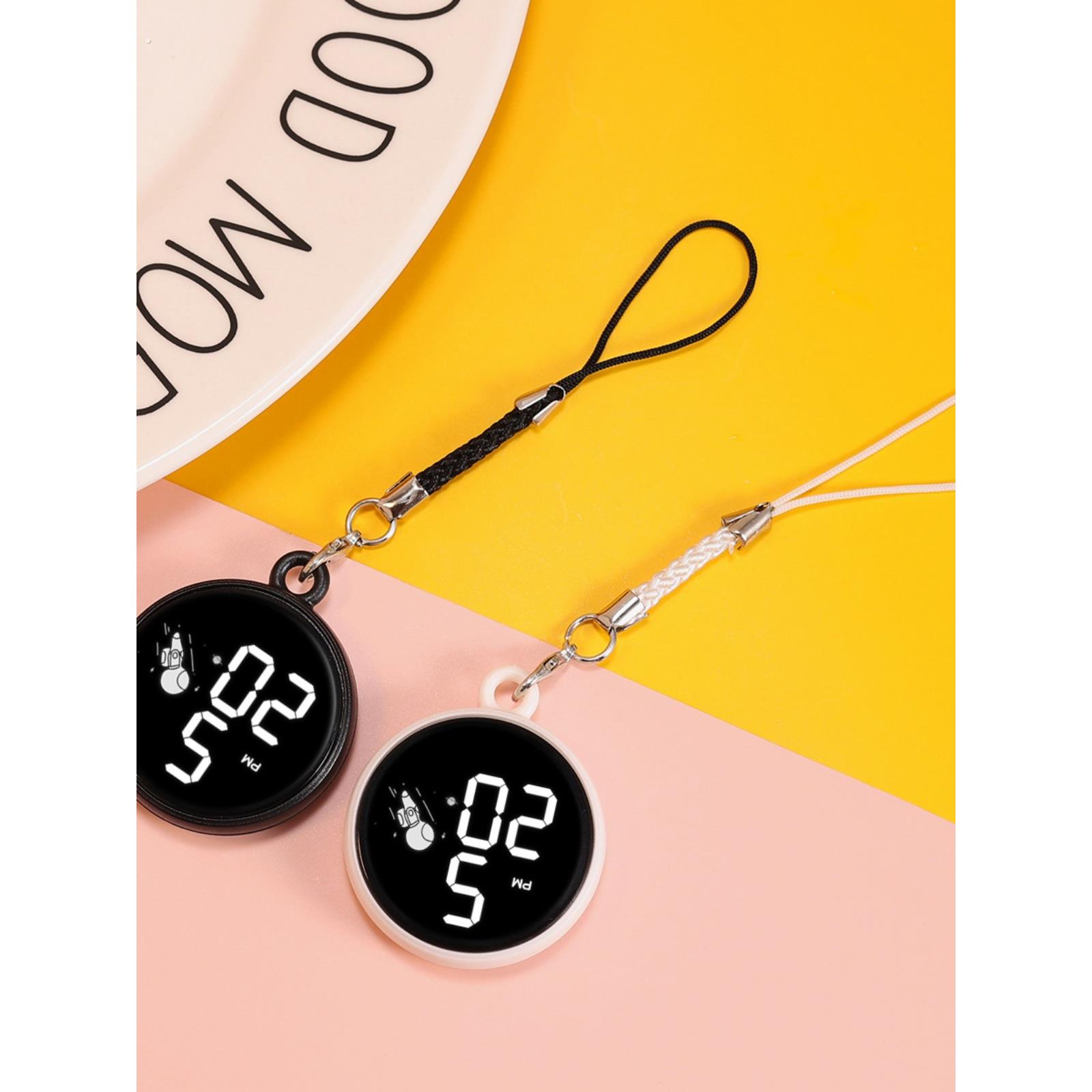 迷你电子表表挂件学生考试专用便携小巧无声显示防水时间表