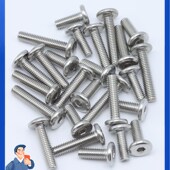 201 304不锈钢平头倒边内六角螺丝斜大平头家俱螺钉平圆头内六角