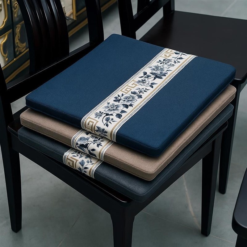 中式餐椅坐垫屁垫实木家具椅子垫家用凳子红木餐桌圈椅茶桌茶椅