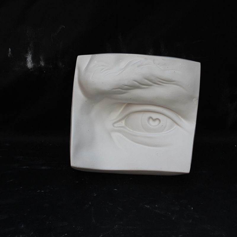 五官一套 五官石膏像 实面 大卫五官 眼耳鼻嘴 石膏教具 美术石膏