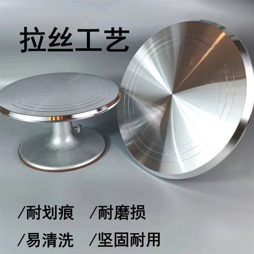 花盆展示转盘插花工具拍摄产品展示台花艺手动盆景修剪旋转工作台