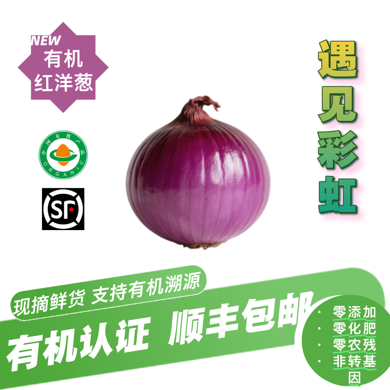 有机紫洋葱有机认证无农残