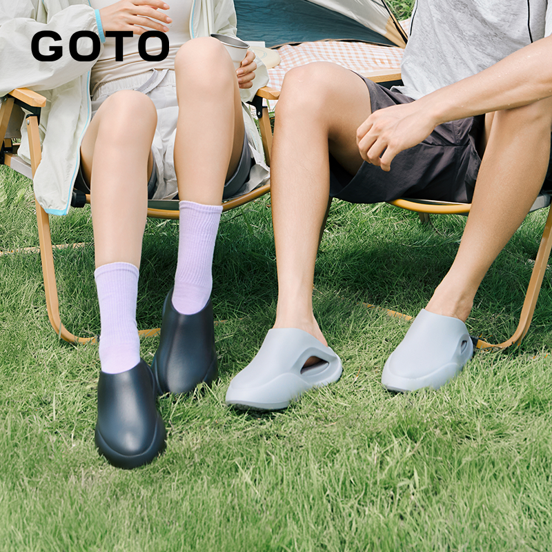 GOTO星豚防滑包头拖鞋钓鱼拖鞋