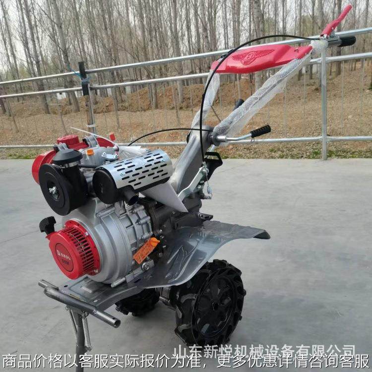 山地开荒旋耕碎土机 多功能小型两驱微耕机 柴油电启动耕地机