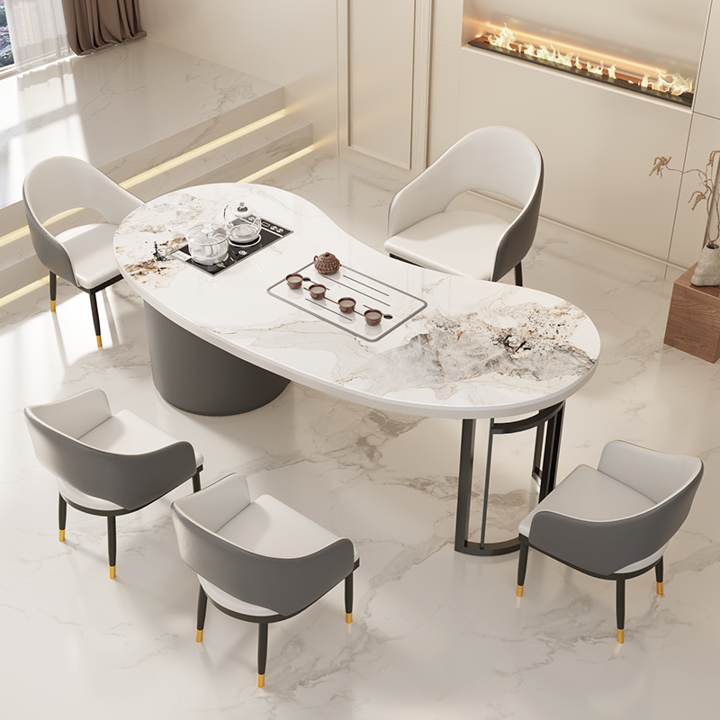 轻奢岩板泡茶桌椅组合茶桌烧水壶一体功夫茶台办公室阳台家用茶几,住宅家具,家用茶台/茶桌,淘宝优惠券,粉丝福利购,淘宝优惠卷