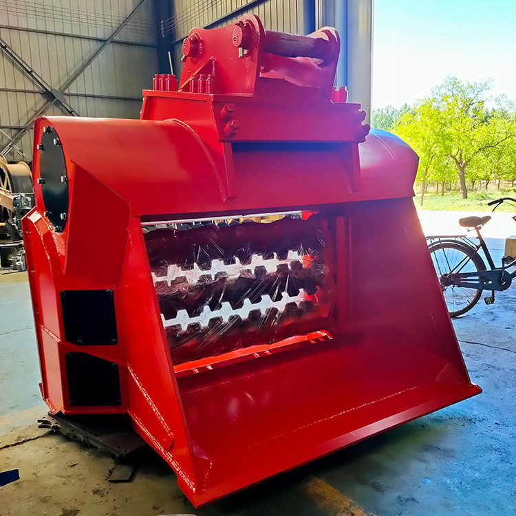 挖机筛分粉碎铲斗旋转液压筛分破碎斗岩石粉碎铲斗国产,机械设备,其他机械设备,淘宝优惠券,粉丝福利购,淘宝优惠卷