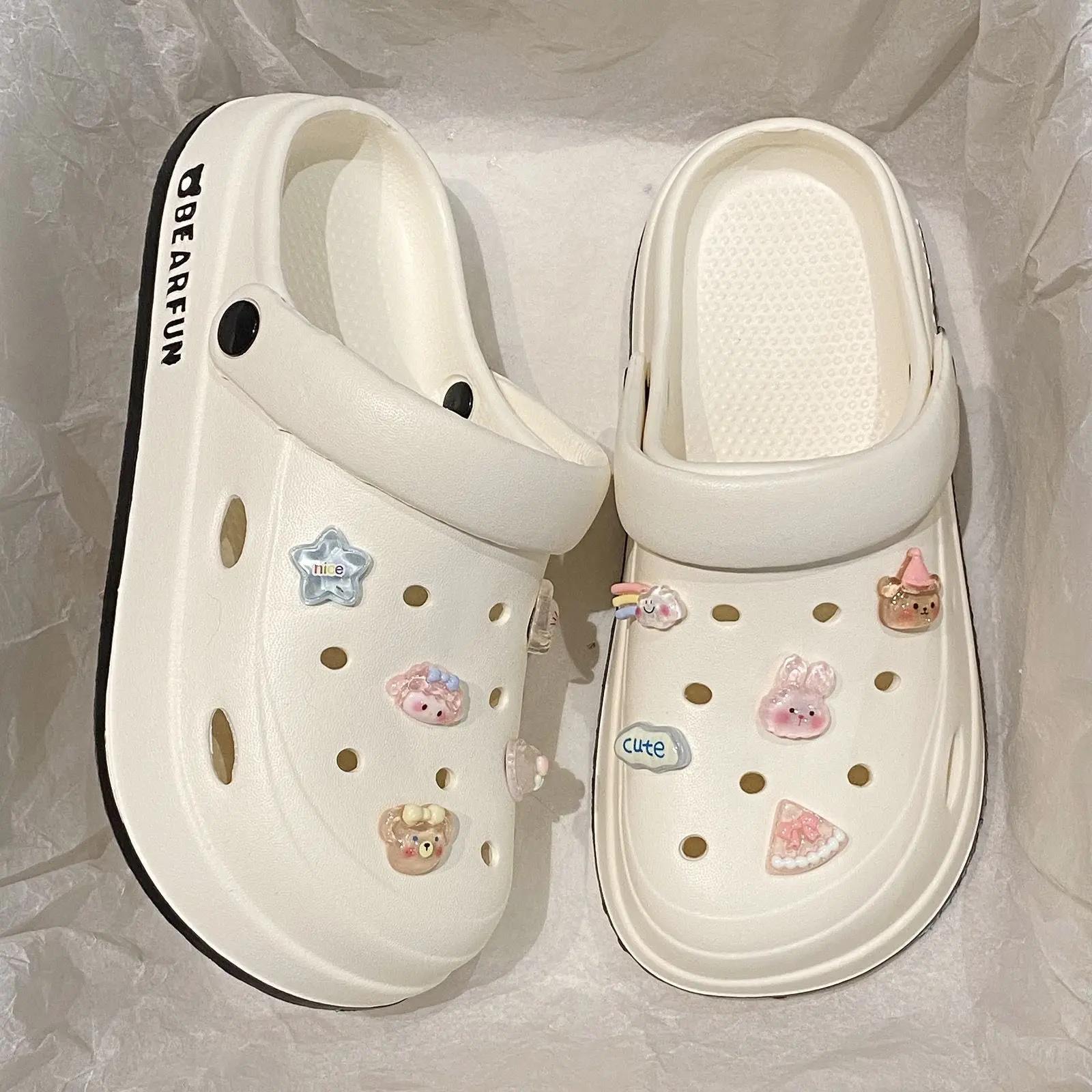 洞洞鞋女士夏季外穿2024新款厚底eva凉鞋防滑防臭沙滩男士凉拖鞋