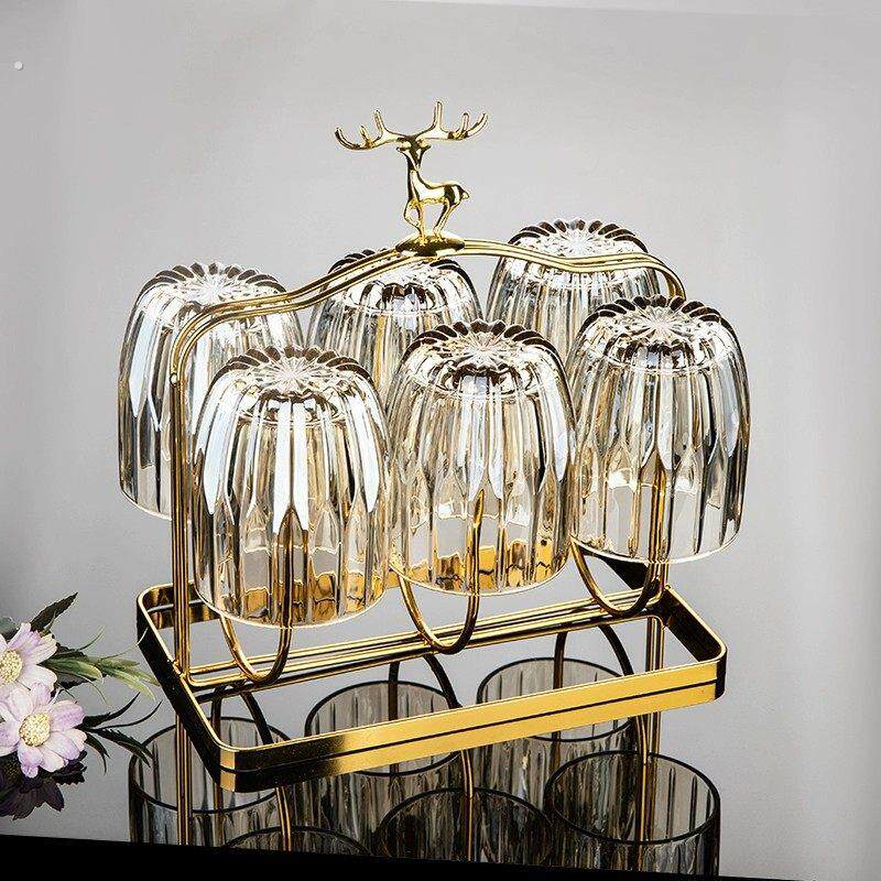 德国轻奢高档啤酒杯高颜值加厚玻璃酒杯2025新款家用待客喝水杯子