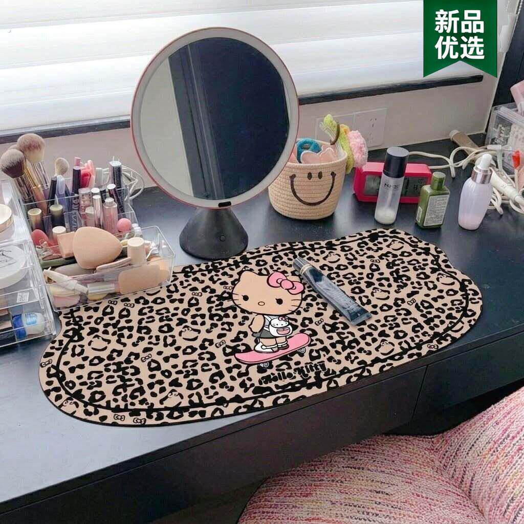 梳妆台好物~化妆桌垫桌面装饰耐脏防滑垫子卧室办公桌可爱布置女