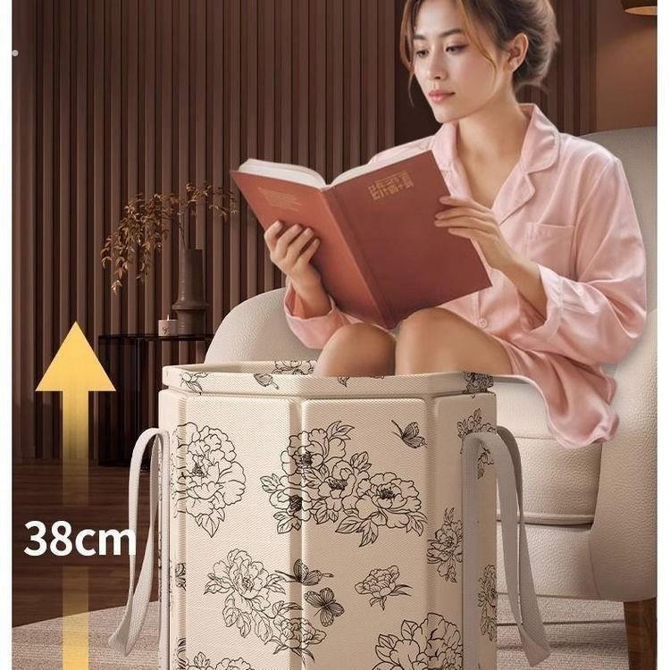 泡脚桶可折叠泡脚袋家用过小腿便携洗脚盆养生足浴盆加热保温旅行