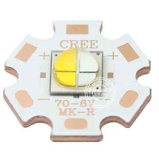 光宏7070 3V6V12V 20W暖白蓝LED灯珠汽车舞台手电筒头灯照明光源