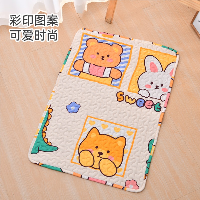 四季通用水洗棉猫咪睡垫吸水防滑防抓耐磨宠物垫子狗垫狗窝