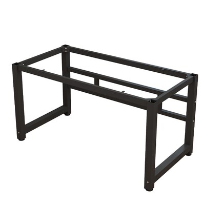 凳子腿桌脚支架铁艺餐桌长条板凳电脑桌茶几底座架子定制岩板桌架