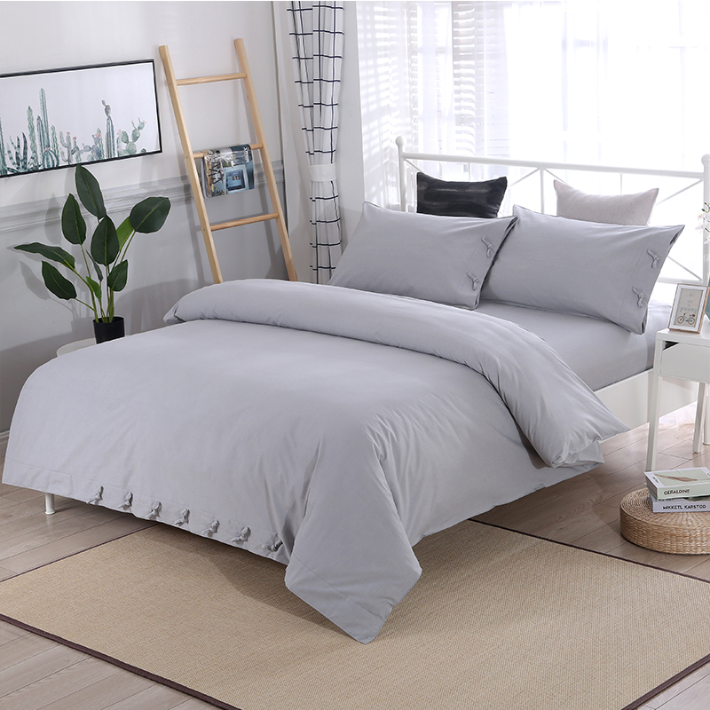 老粗布四件套全棉加密加厚床单纯棉双人老土布民宿简约1.5 1.8床