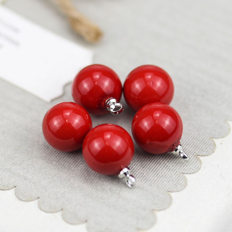 高档贝壳珍珠纽扣衬衫毛衣开衫白色扣子圆形钮扣百搭饰品吊坠配饰