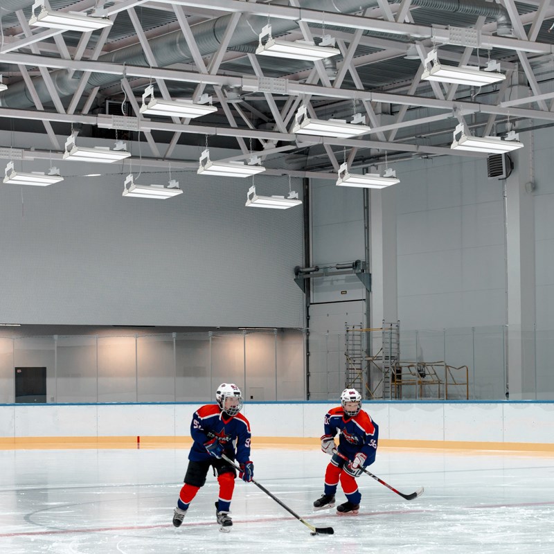 防眩目球馆灯室内羽毛球专用灯LED体育照明大功率车间仓库无影灯