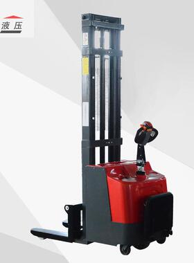 供应1吨2吨电动堆高车升降車站驾式搬运叉车液压堆高机电动升高车