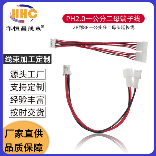 PH20端子线一分二转接线2P3P4P10