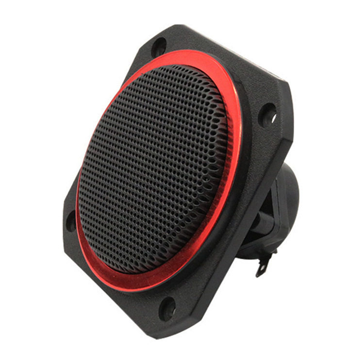 4寸方形压电高音喇叭带网罩 98mm晶体式音箱高音扬声器