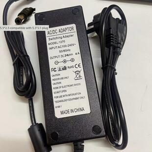 智云新品CX100补光灯100W24V4A专用充电源适配器直播摄影棚室补光
