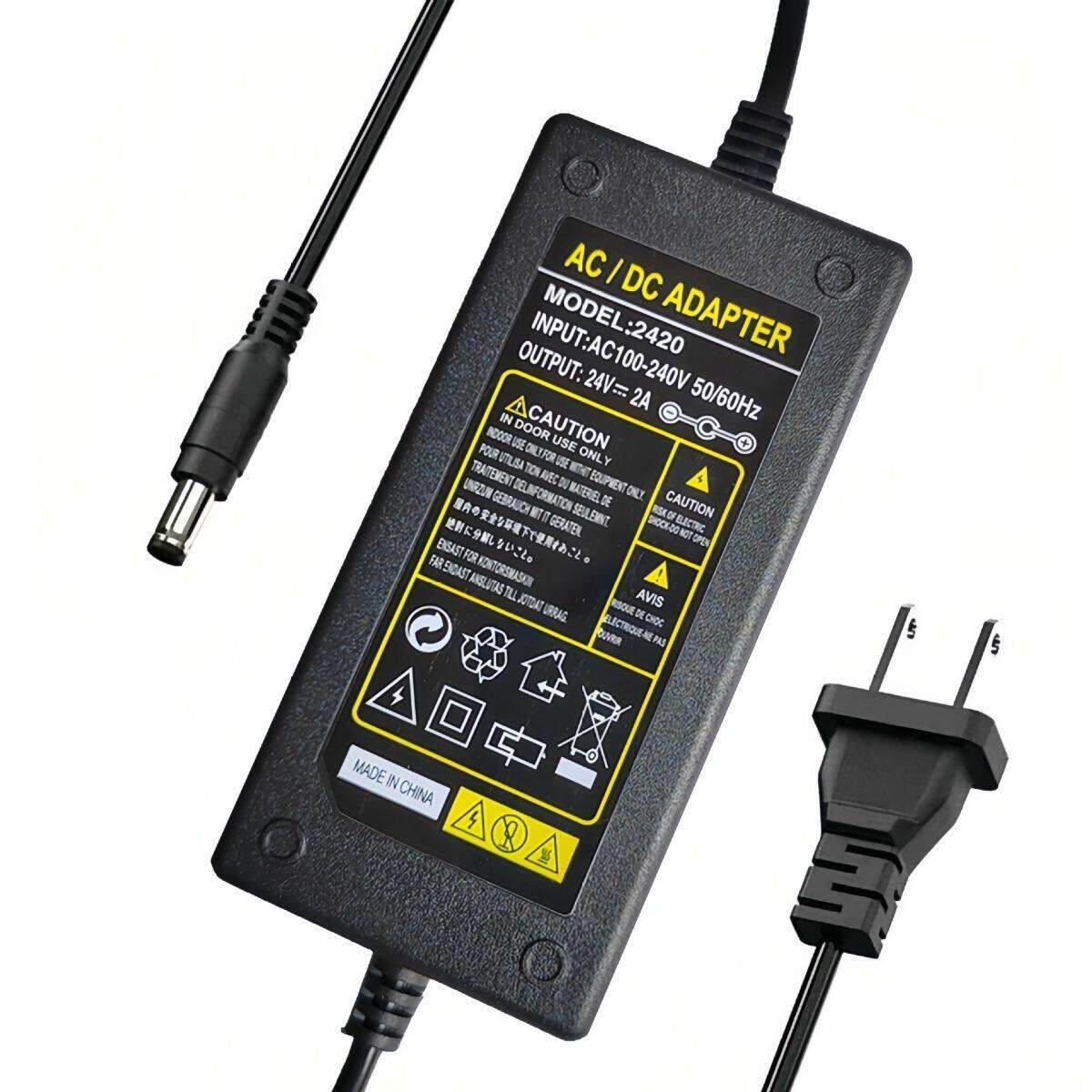 罗技方向盘G25 G27 G29 G940飞行摇杆电源适配器 24V通用充电器线