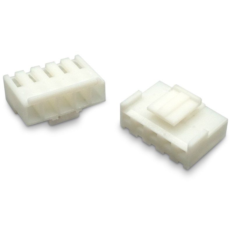 VH3.96带锁扣胶壳连接器2p3P4P5P6P7P8P-1N2pin 公壳插头 接插件