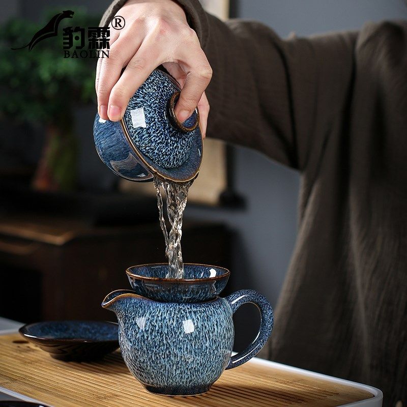 茶漏托茶滤茶叶i过滤网泡茶器分离器茶隔陶瓷茶具茶杯茶叶漏斗钧