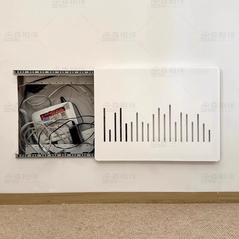 超薄电表箱盒装饰画2024新款多媒体信号箱遮挡S强弱电箱极简盖板