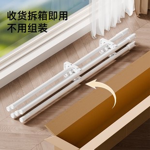 挂衣架小户型阳台晒衣被 折叠晾衣架落地室内家用卧室不占地方F