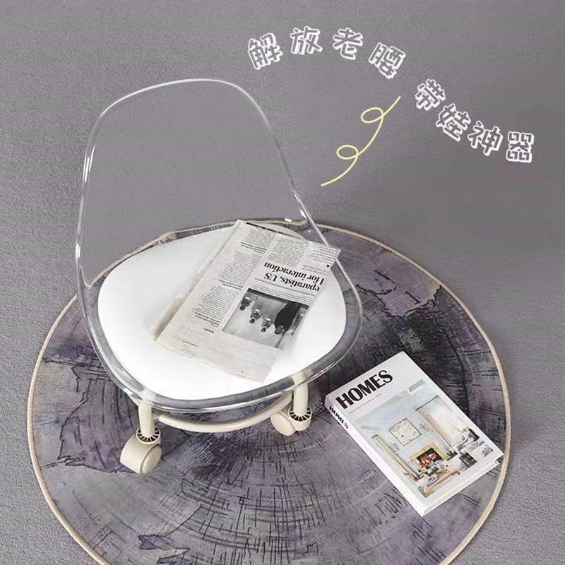 静音小凳子家用靠背万向轮小凳子美缝H带娃神器滑轮矮凳轮滑滚轮,住宅家具,万向轮凳,淘宝优惠券,粉丝福利购,淘宝优惠卷