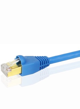 礼嘉蓝色RJ45护套水晶头网J线胶套网络水晶头护套