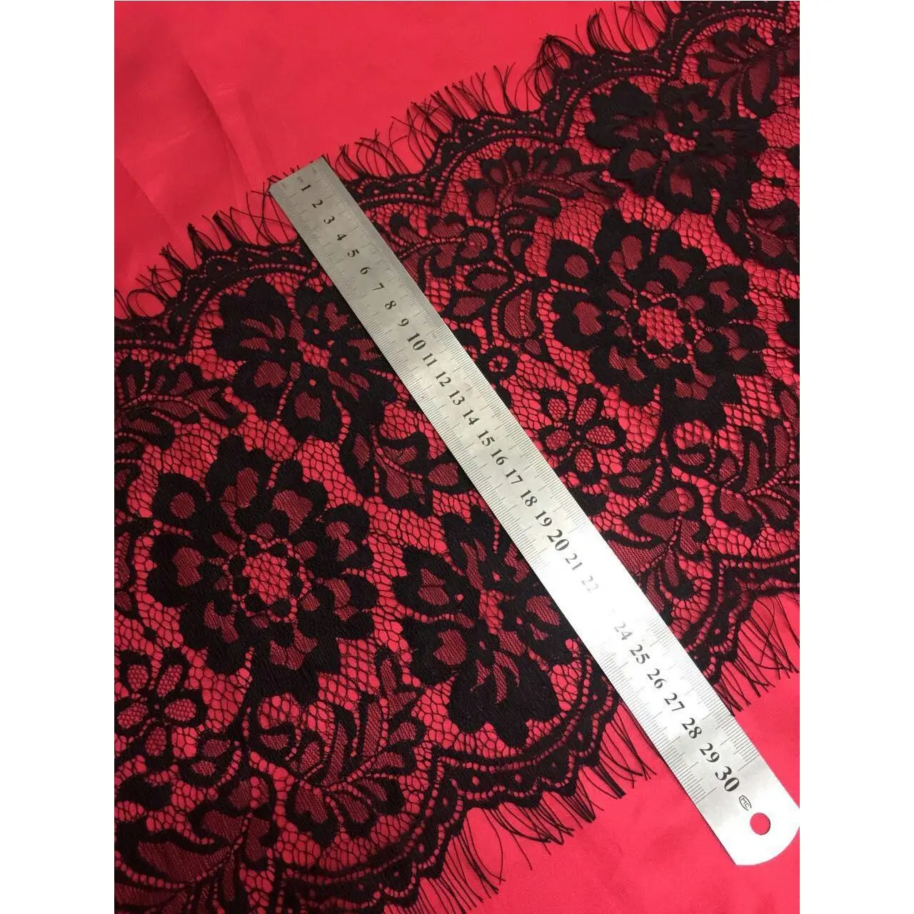 花边婚纱裙摆8001睫毛柔软蕾丝花边一条3米长0.25米宽