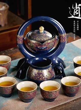 自动茶具套装家用送礼整套功夫茶具懒人日式陶瓷功夫茶泡茶器茶杯