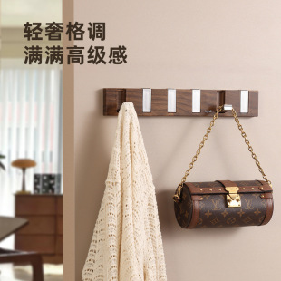 衣帽挂钩免打孔壁挂门后包包钥匙挂钩多功能挂架浴室排钩联排挂钩