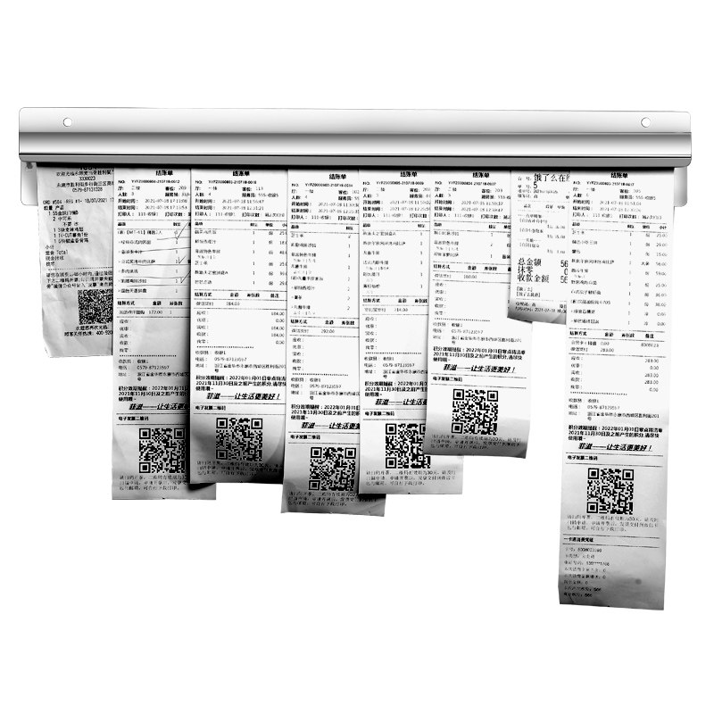 夹单器不锈钢饭店厨房挂单器排单o器订单票据夹外卖小票夹固定器