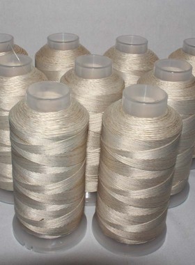 无碱黄色0.25MM玻璃纤维缝纫纱线 净重200克P耐高温550度防火线