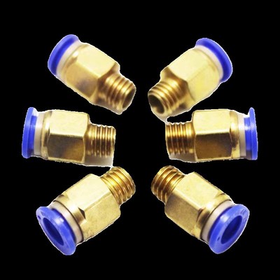 镀铜模具水嘴快速接头公制v粗牙英制细牙气动直接气管快接螺纹直