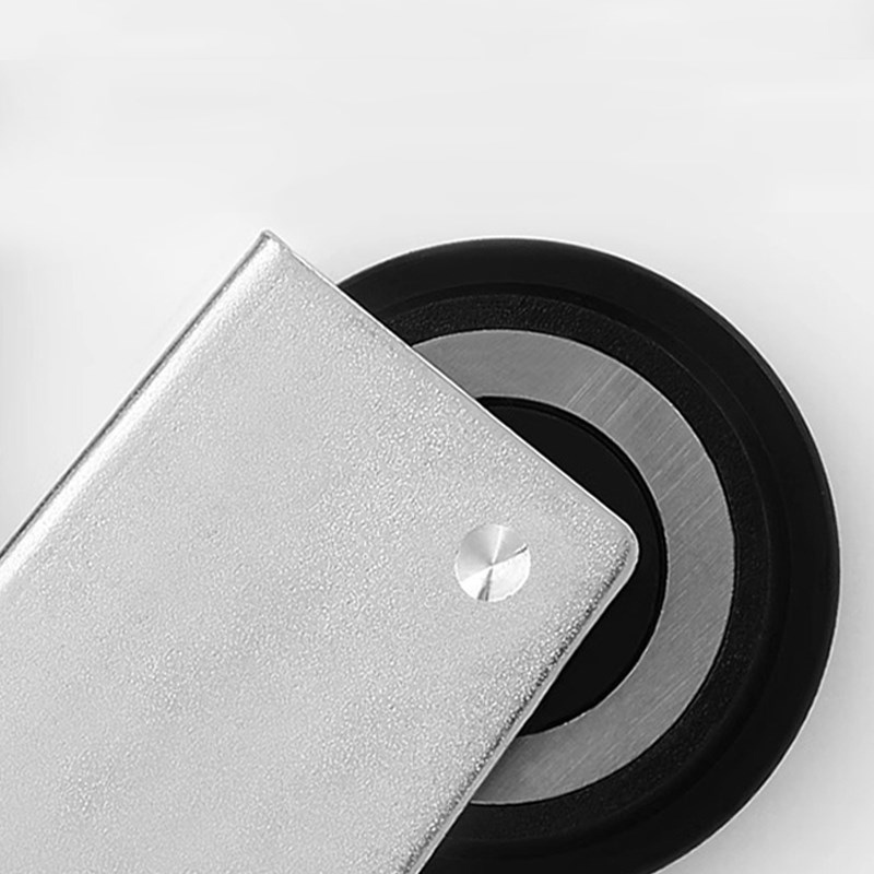 免开槽衣柜移门推拉o门轨道上下导轨滑轮柜门滑轨柜子山字轨双轨