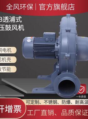 热销燃烧机送风助燃风泵TB200-25涡轮式离心风机18.5kw中压鼓风机