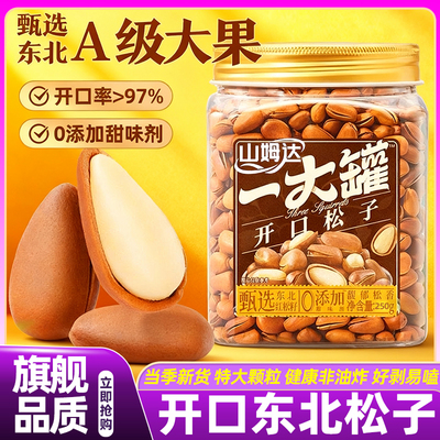 东北松子新货开口大颗粒非油炸